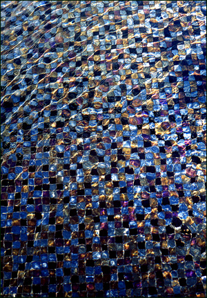 Mosaic pool, Los Angeles, California